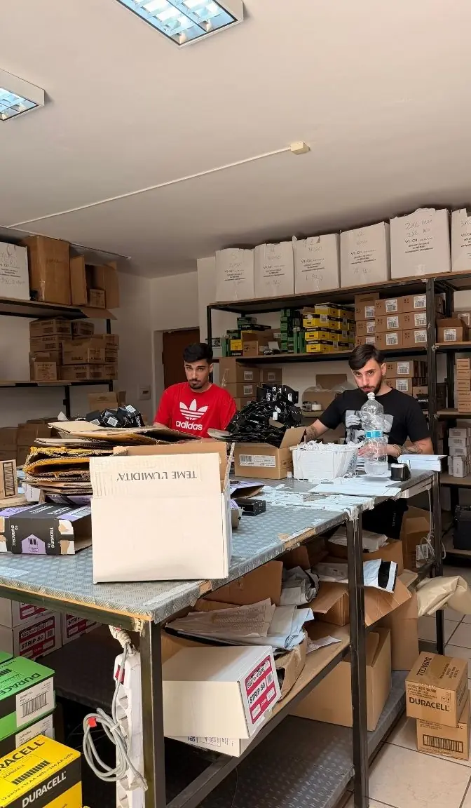 FBA boxes ready for shipment to Amazon warehouses across Europe